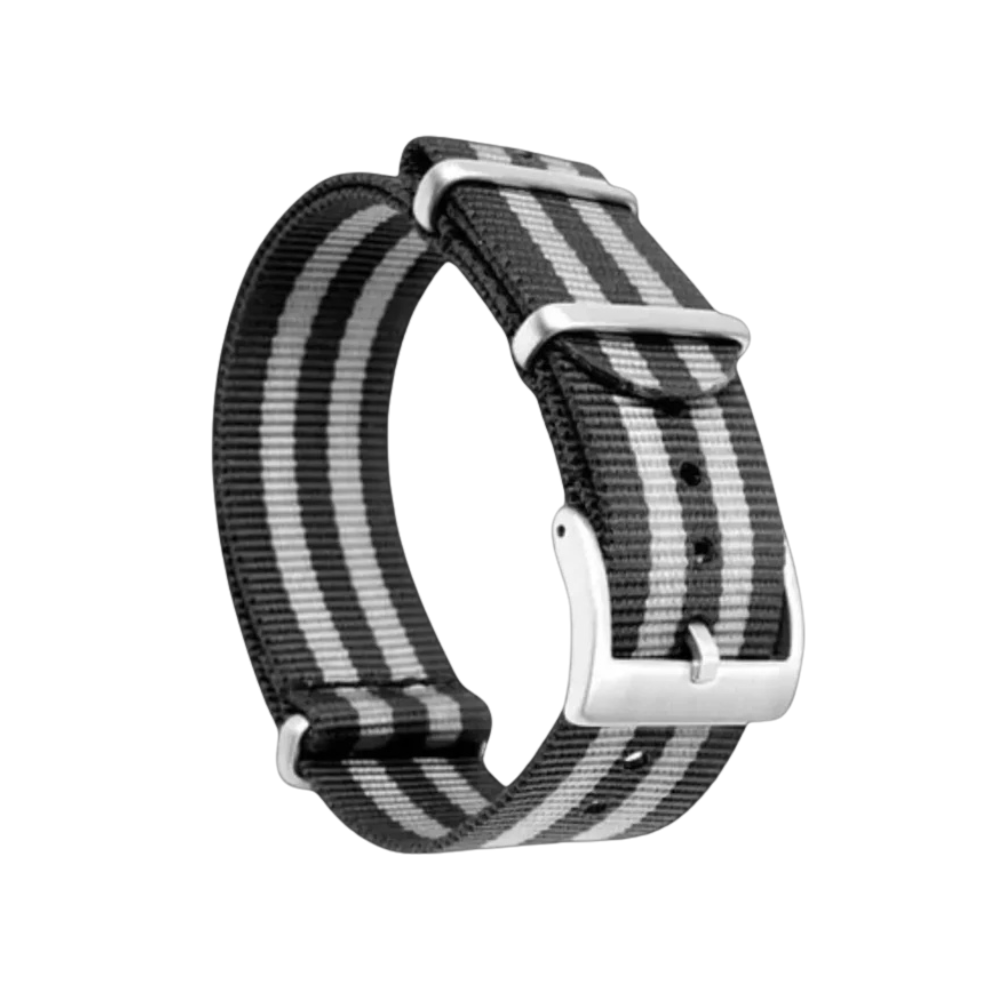 CORREA NATO MILITAR – NEGRO Y GRIS