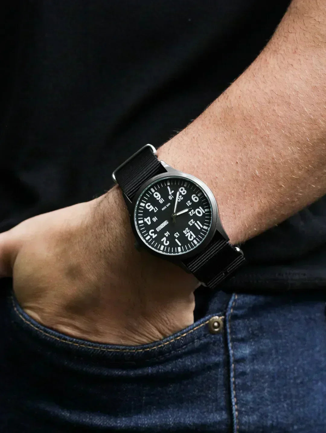 CORREA NATO MILITAR – NEGRO