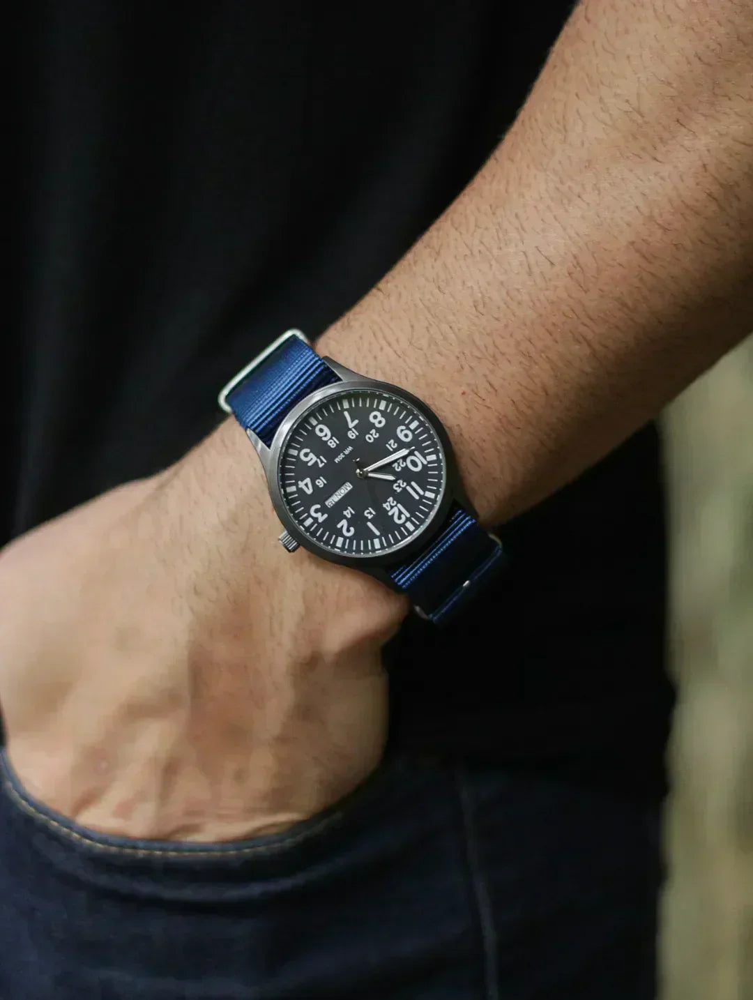 CORREA NATO MILITAR – AZUL