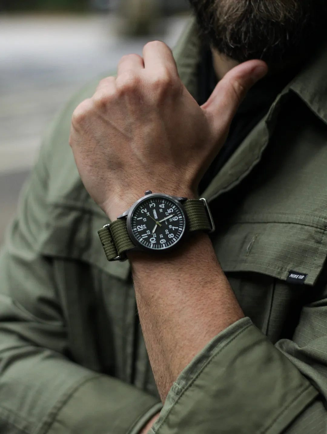 CORREA NATO MILITAR – VERDE
