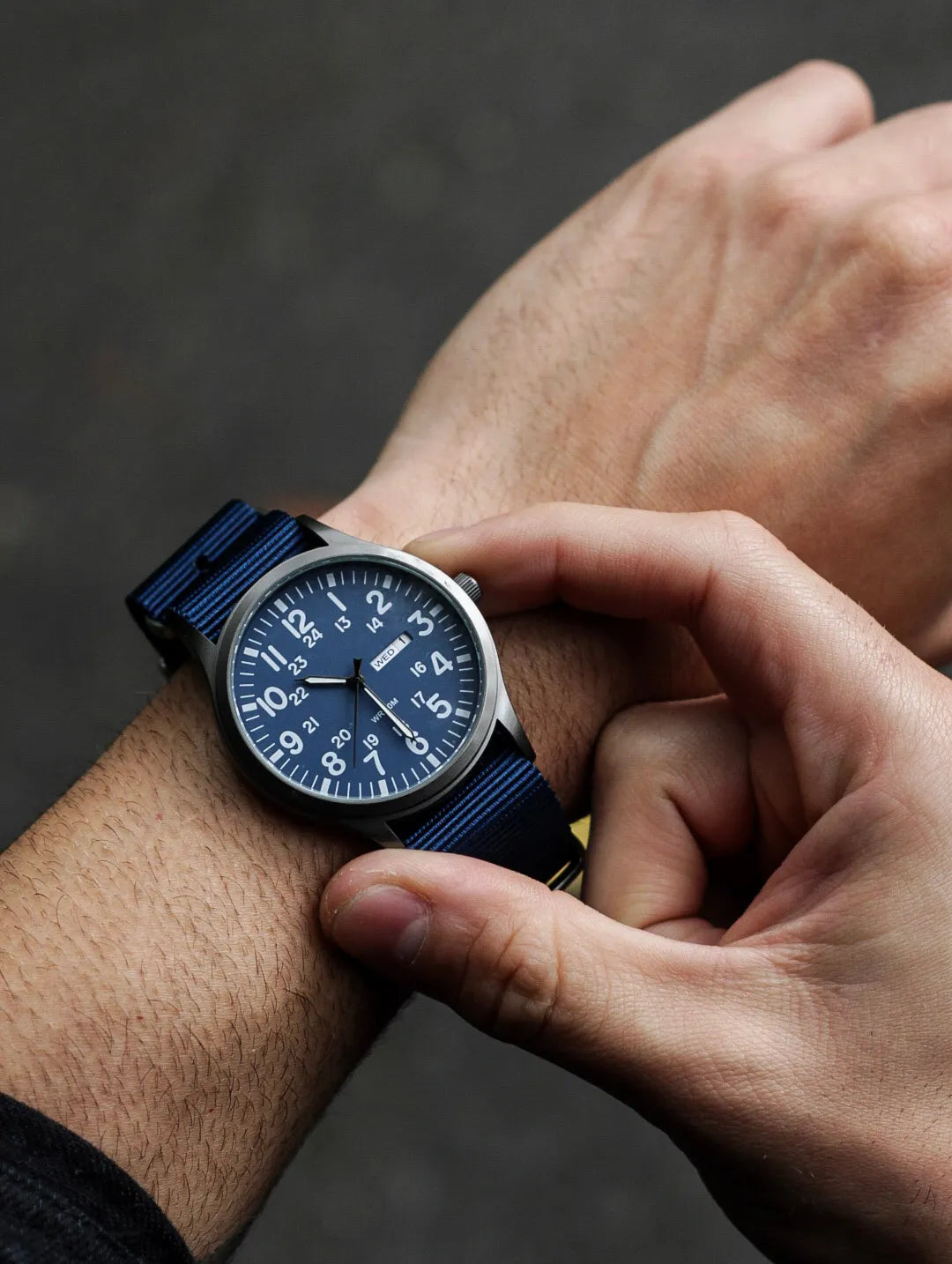 CORREA NATO MILITAR – AZUL